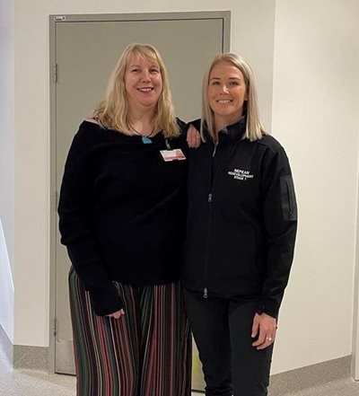 From left: Renae Islaub and Rebecca Cooper