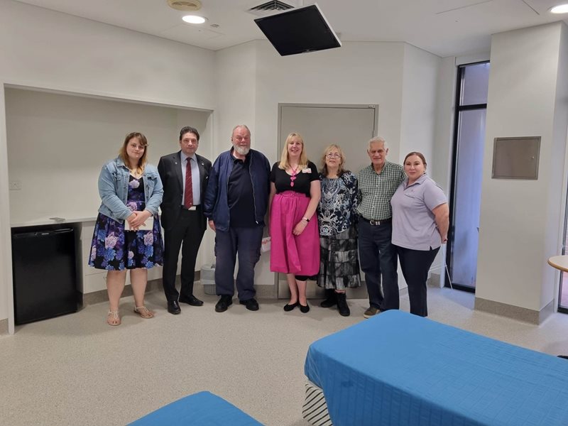 Members of the three Rotary Clubs recently toured the new facility.